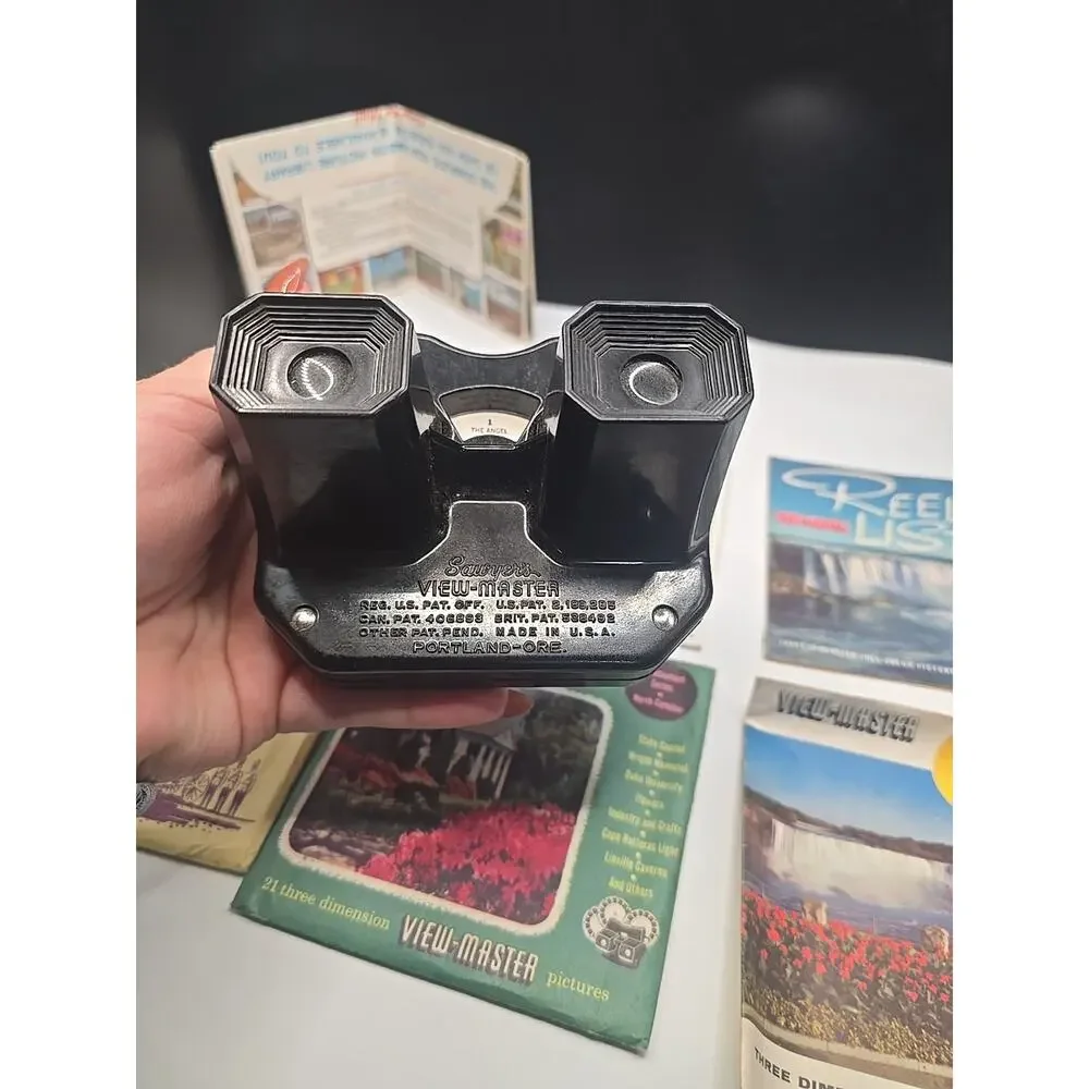 Vintage Sawyer's View-Master‎ Black MEDAL Viewer Made In USA Portland,OR 1950s